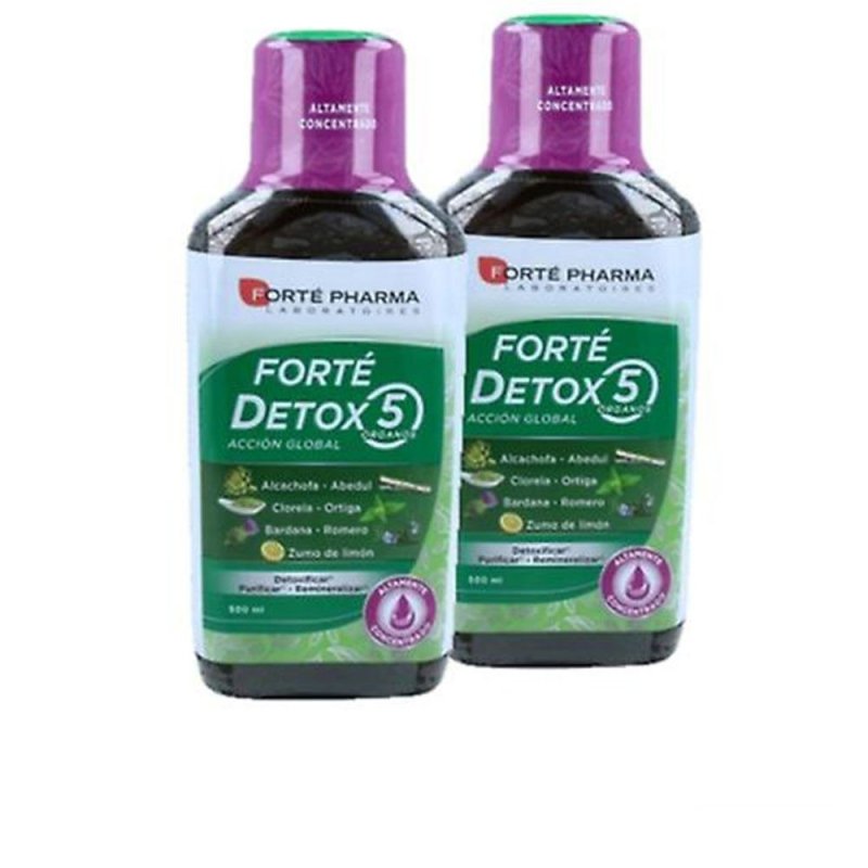 Forté Detox 5 Órganos acción global dúo 2 x 500 ml