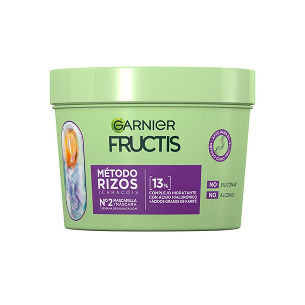 Fructis Método Rizo Nº2 mascarilla 370 ml