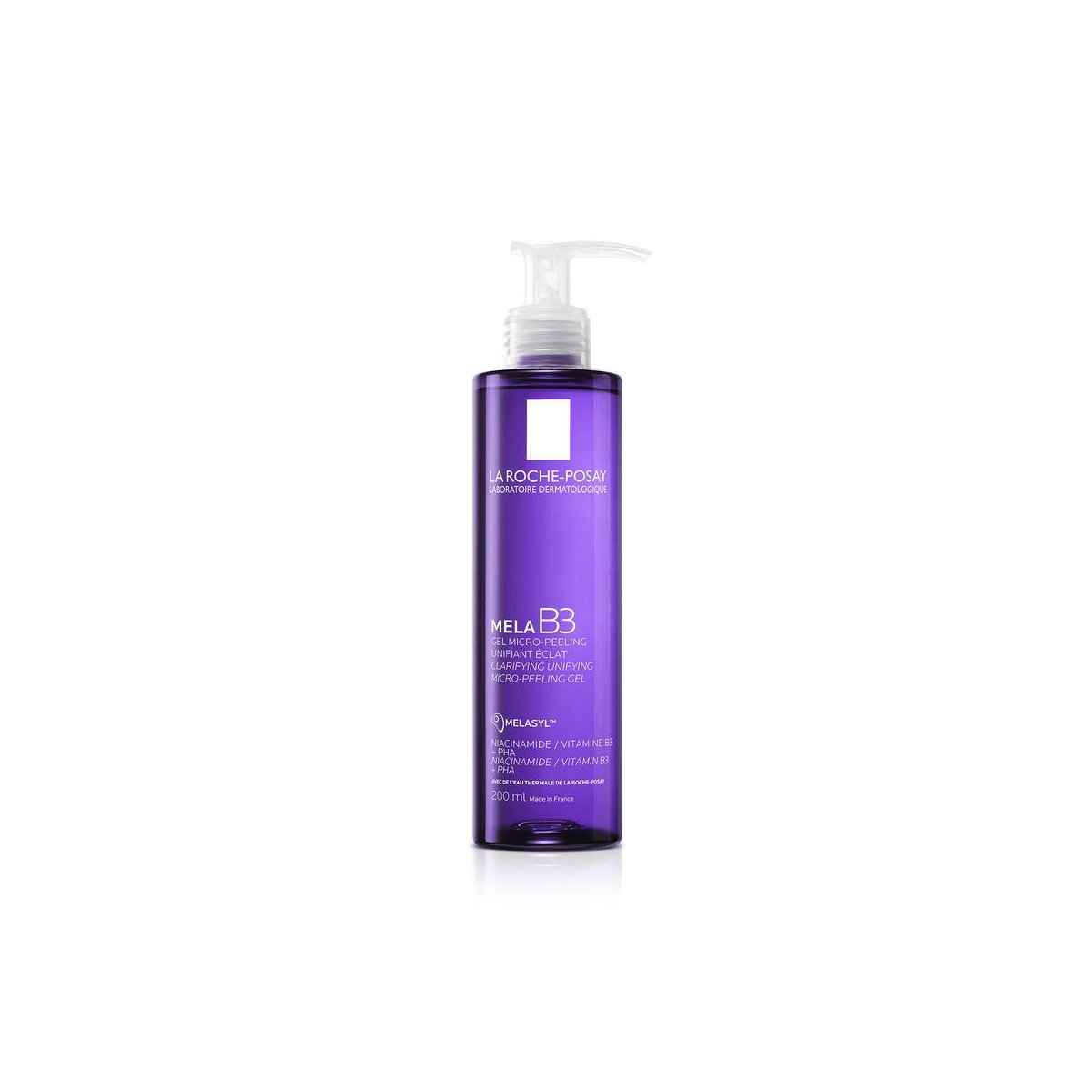 Mela B3 gel limpiador exfoliante anti manchas acelera la renovación de la piel 200 ml