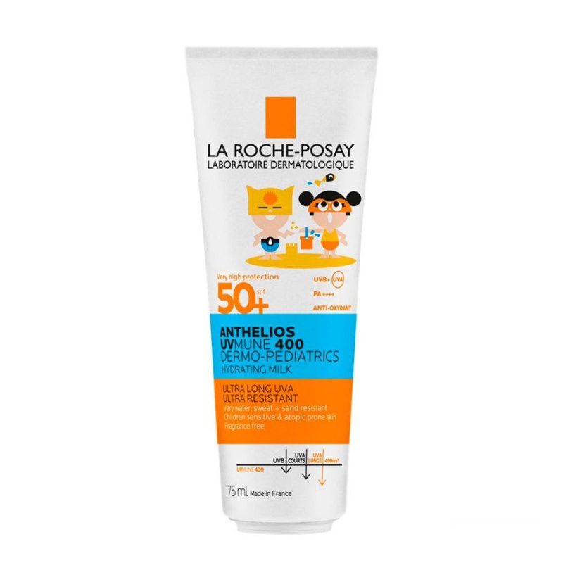 Anthelios Uv-Mune 400 Dermopediatrics leche protector solar para niños Spf50+ 250 ml