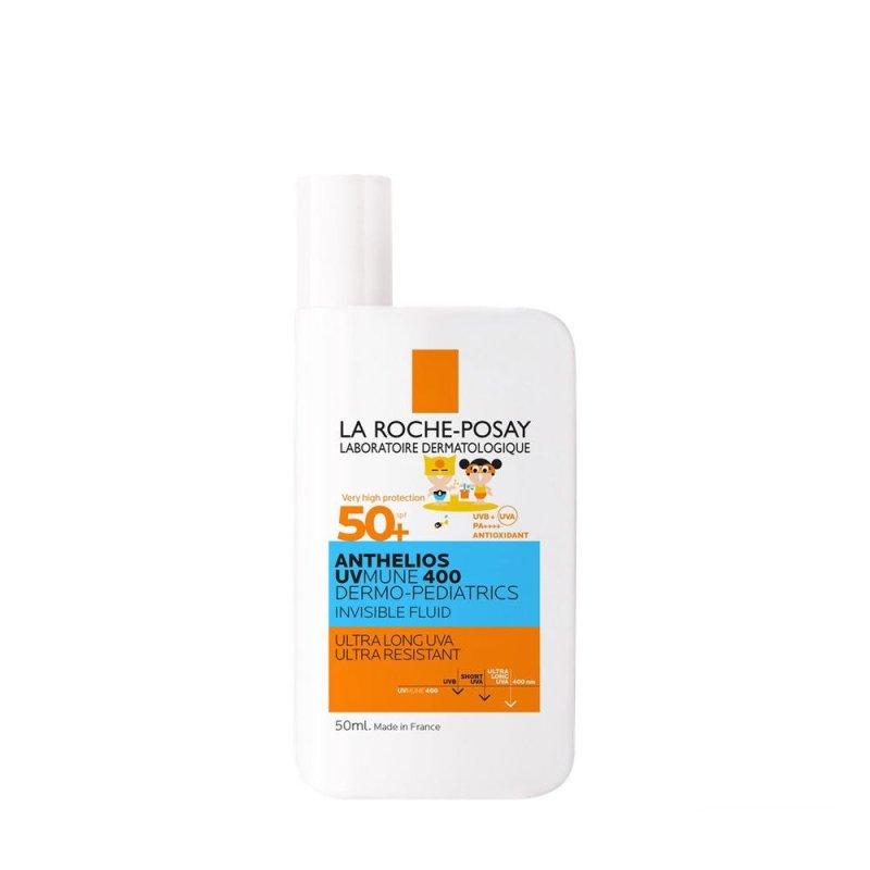 Anthelios Uv-Mune 400 Dermopediatrics fluido invisible protector solar rostro niños Spf50+ 50 ml