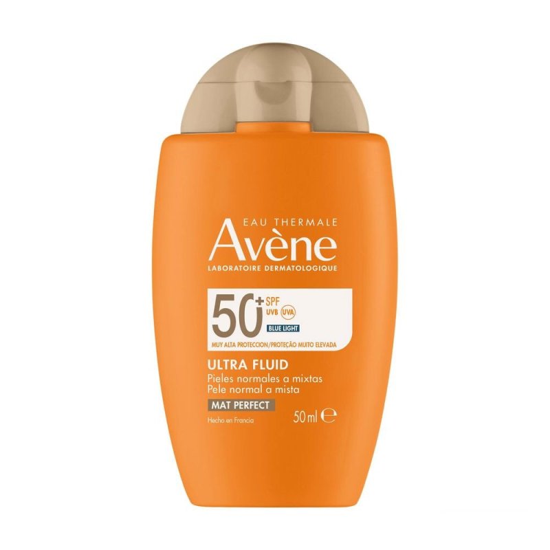 Solaire Ultra Fluido Mat Perfect protector solar facial tono universal Spf50 50 ml