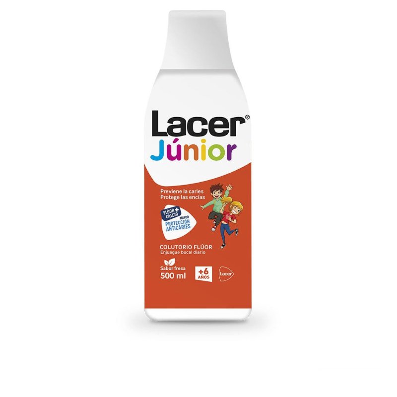 Flúor enjuage bucal diario fresa 0,05% 500 ml