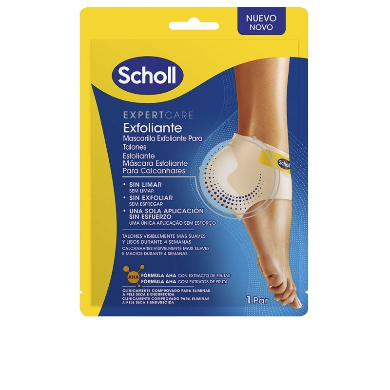 Expert Care mascarilla exfoliante para talones 1 u
