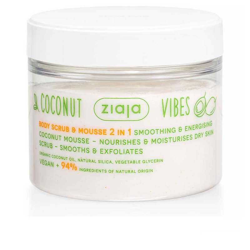 Coconut & Orange Vibes exfoliante corporal y mousse 2 en 1 270 ml