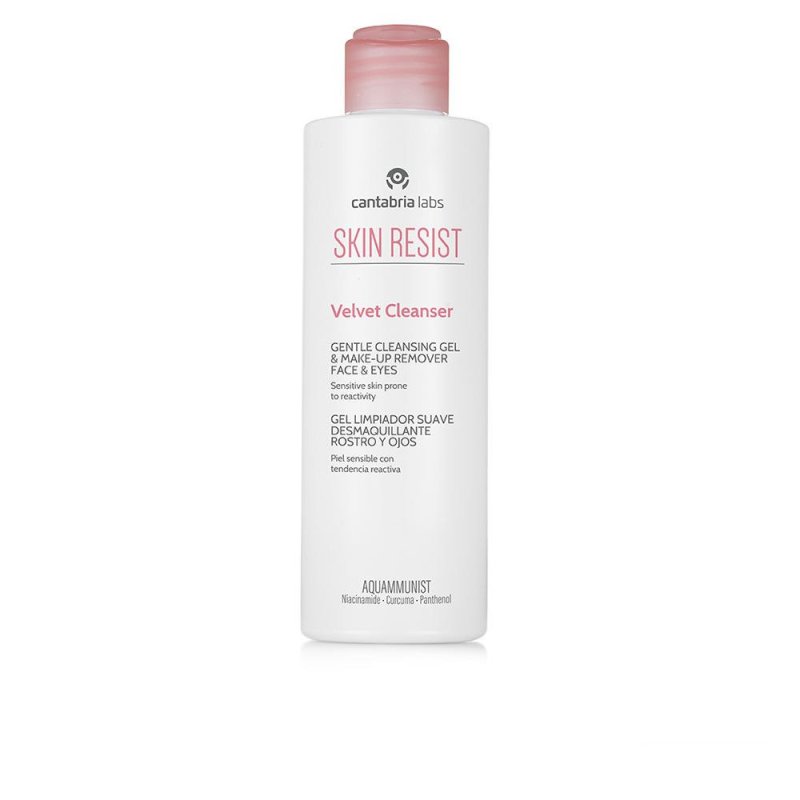 Skin Resist Velvet gel limpiador suave desmaquillante rostro y ojos 200 ml