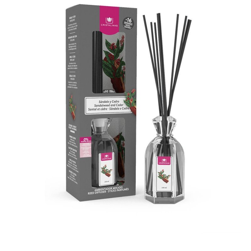 Mikado ambientador 0% sandalo-cedro 180 ml