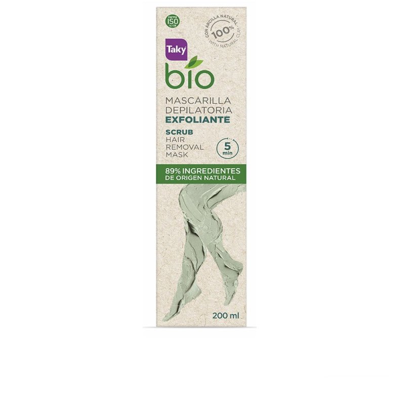 Bio Natural Exfoliante mascarilla depilatoria 200 ml