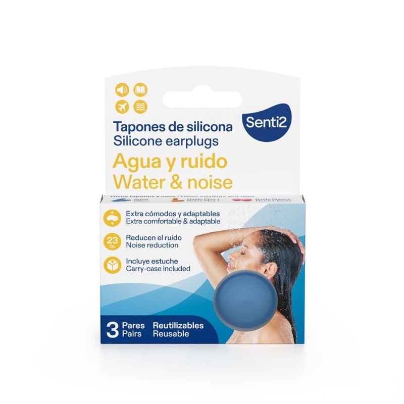 Agua Y Ruido tapones de silicona 3 u