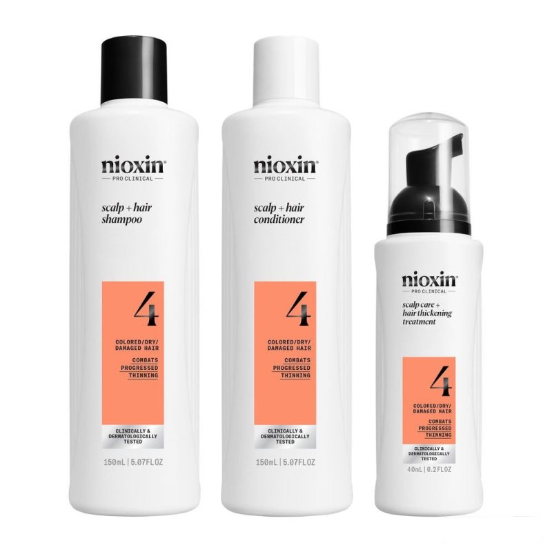 Sistema 4 - Kit - Tratamiento para Cabello Teñido con Debilitamiento Avanzado 3 u