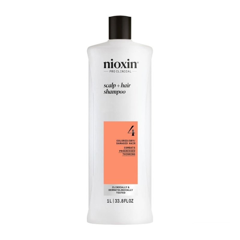 Sistema 4 - Champú - Cabello Teñido y Dañado con Debilitamiento Avanzado