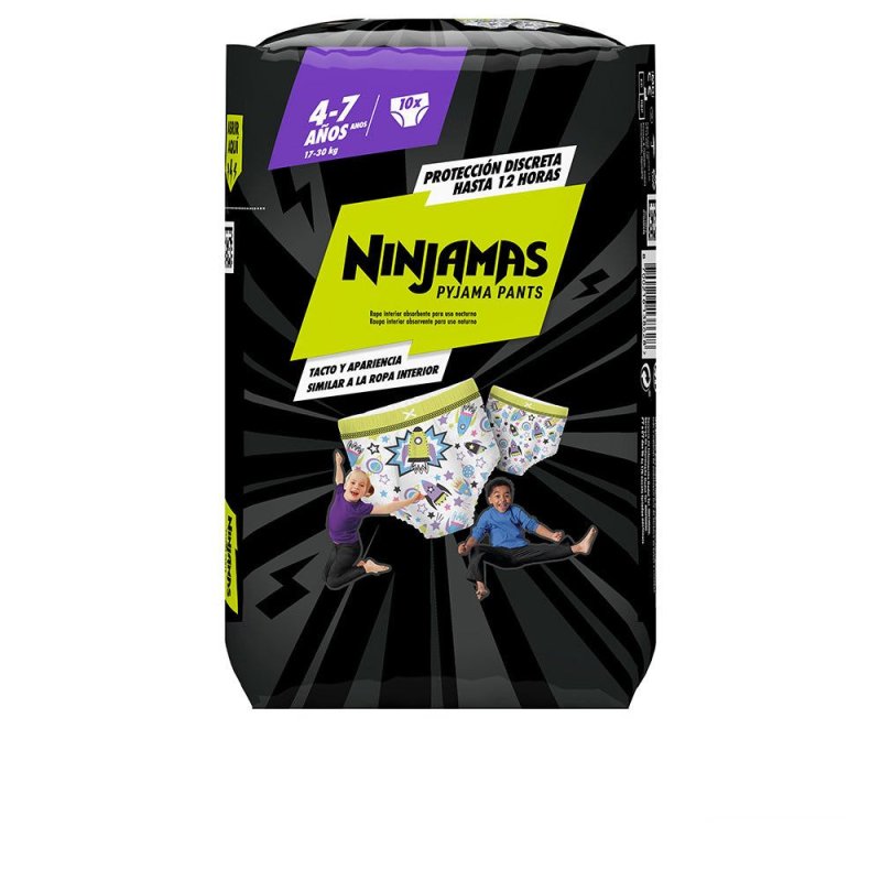 Dodot Ninjamas Pants 4-7 años 17-30 kg 10 u