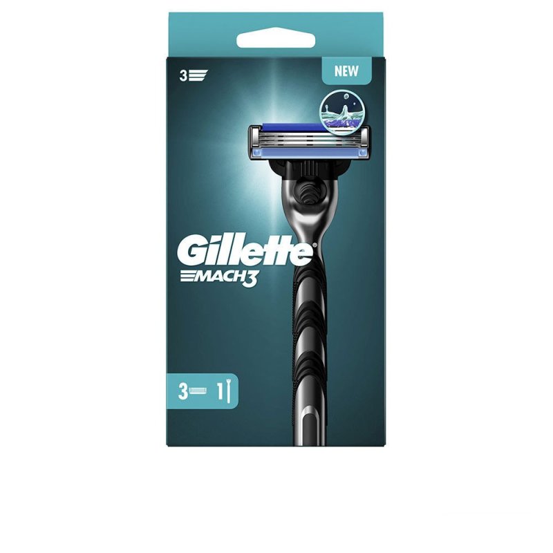 Gillette Mach 3 máquina + 3 recambios