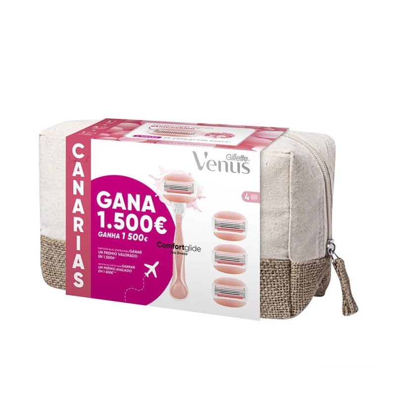 Gillette Venus Spa Breeze Neceser Canarias máquina + 4 recambios