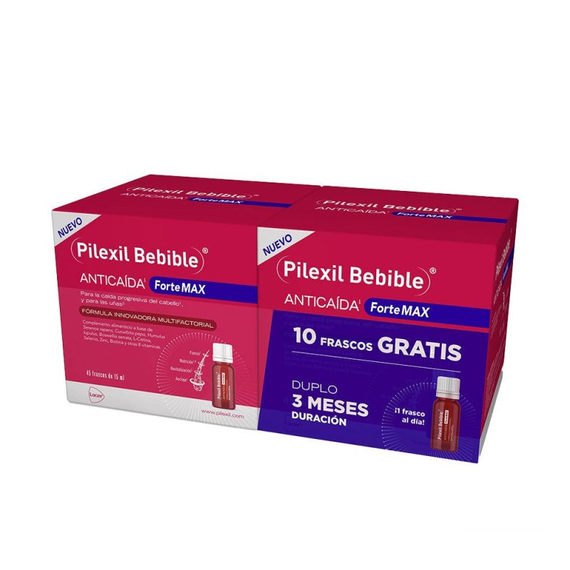 Pilexil Forte Max anticaída bebible pack 2 x 45 u