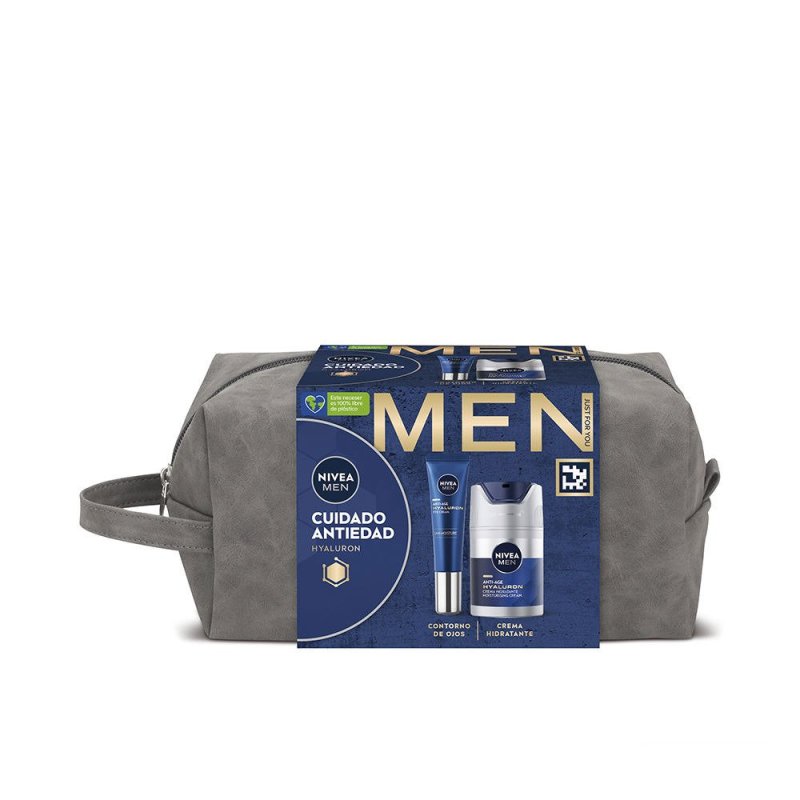 Neceser Hombre Cuidado Antiedad Estuche 3 pz