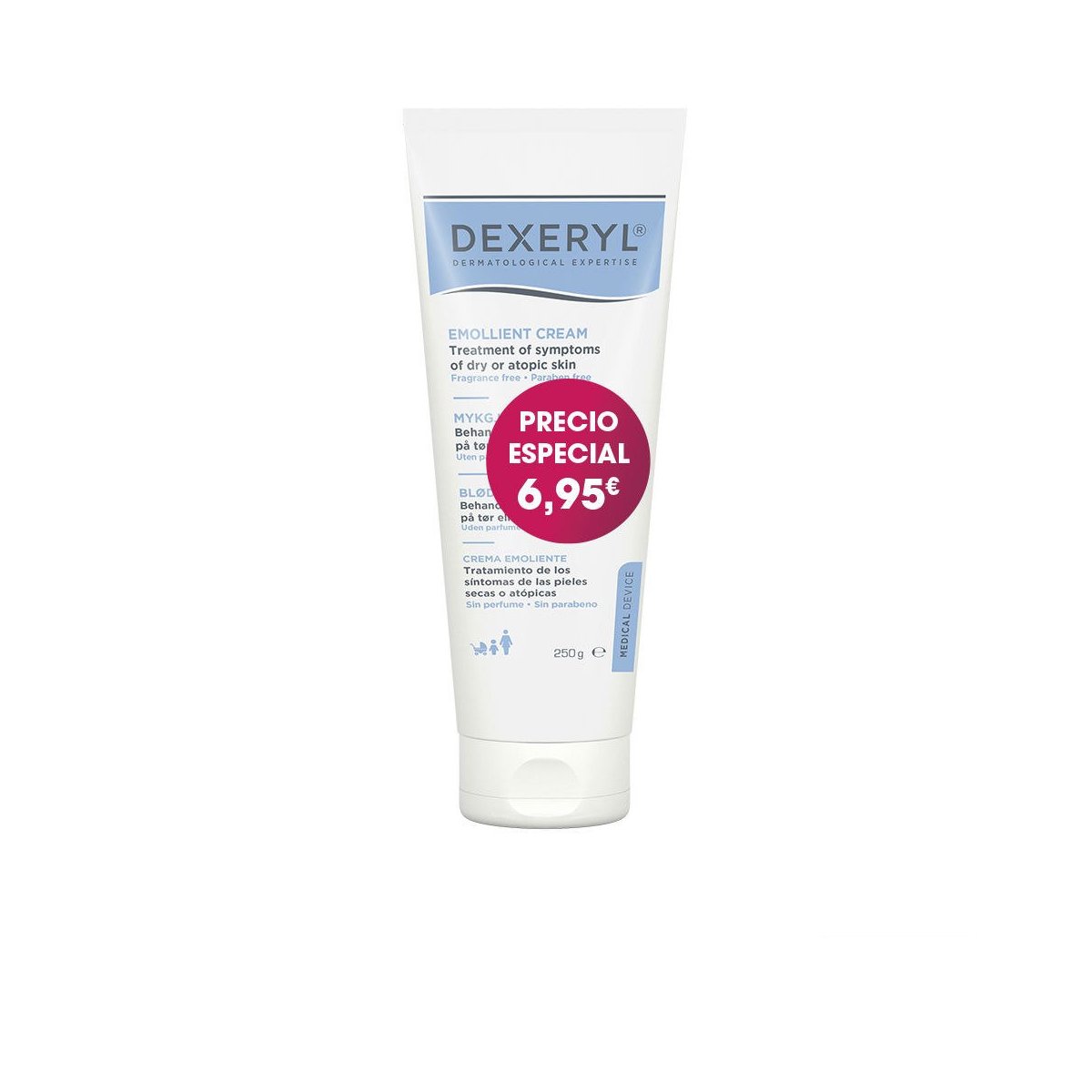 Crema Emoliente calmante para piel atópica
