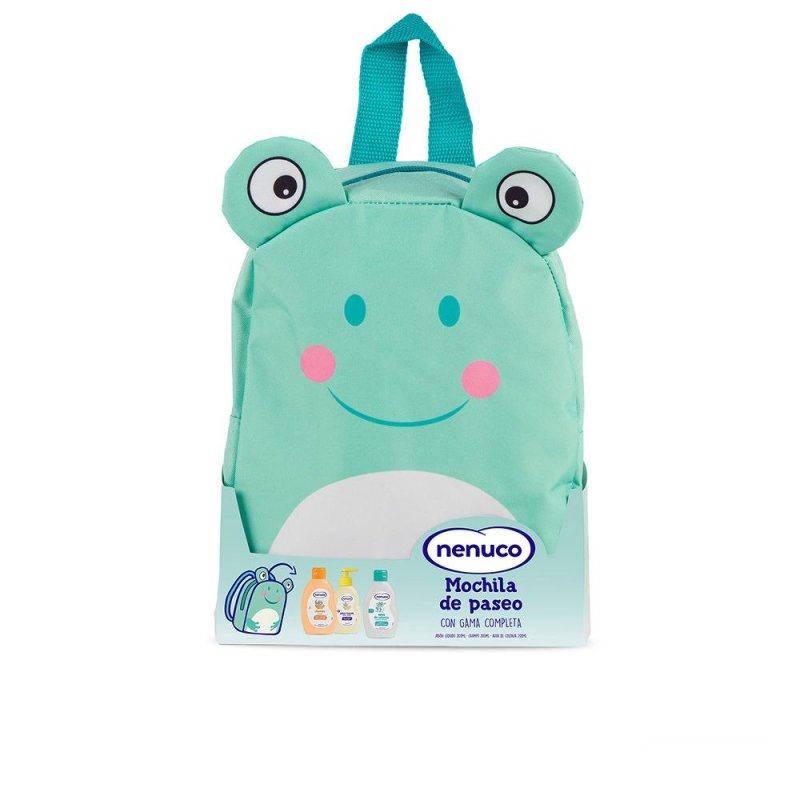 Mochila Ranita Estuche 4 pz
