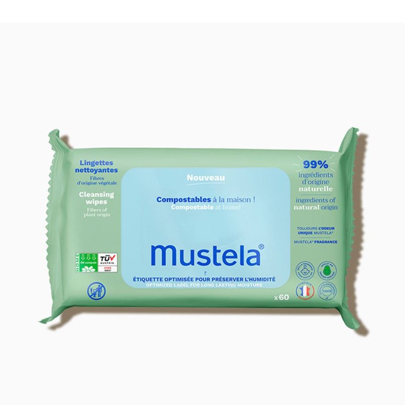 Bio toallitas limpiadoras compostables 60 u