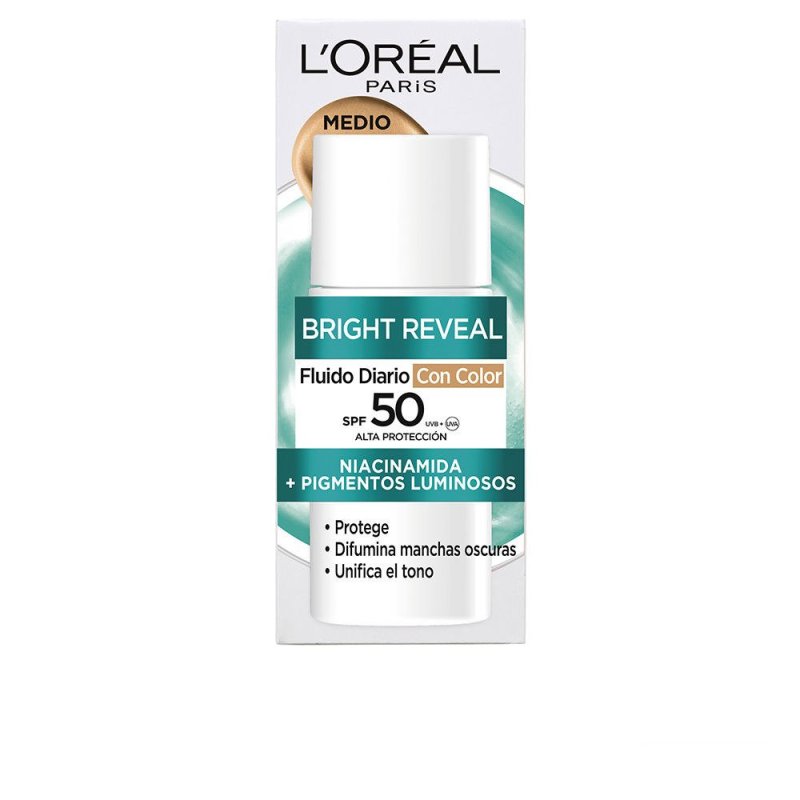 Bright Reveal Niacinamida fluido diario Spf50 medio 50 ml