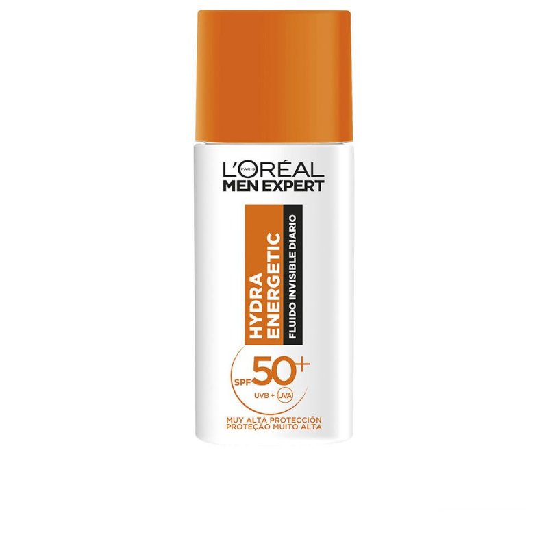 Men Expert hydra energetic fluido invisible diario Spf50+ 50 ml