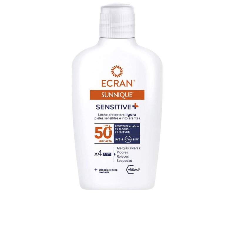 Ecran Sunnique Sensitive leche protectora Spf50+ 200 ml