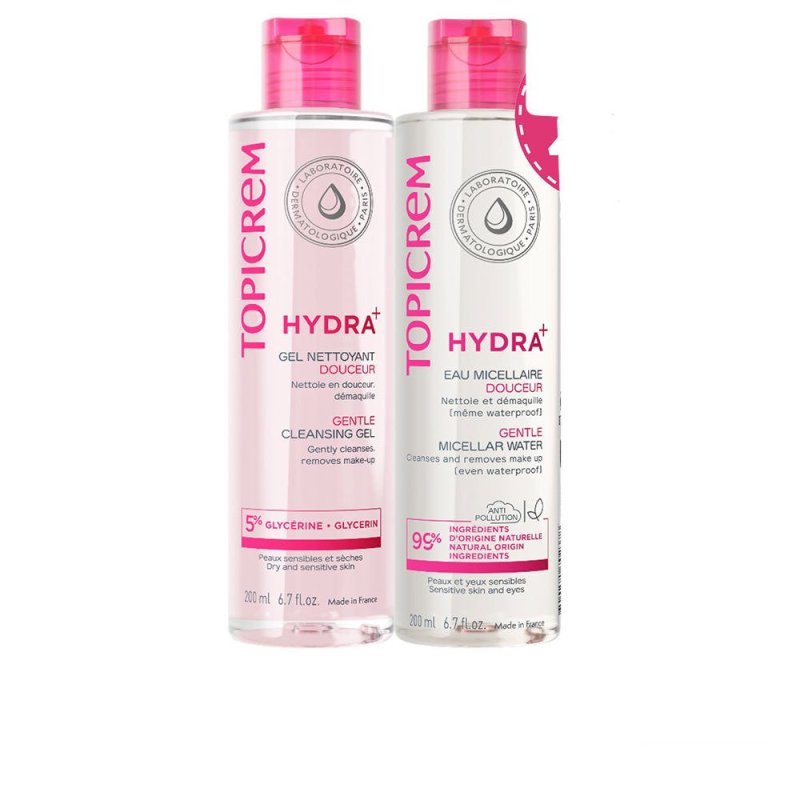 Hydra+ Rutina Facial Gel Limpiador + Agua Micelar Pack 2 pz