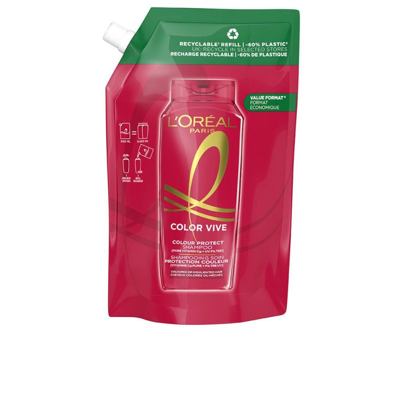 Elvive Color-Vive champú protector recarga eco pack 500 ml