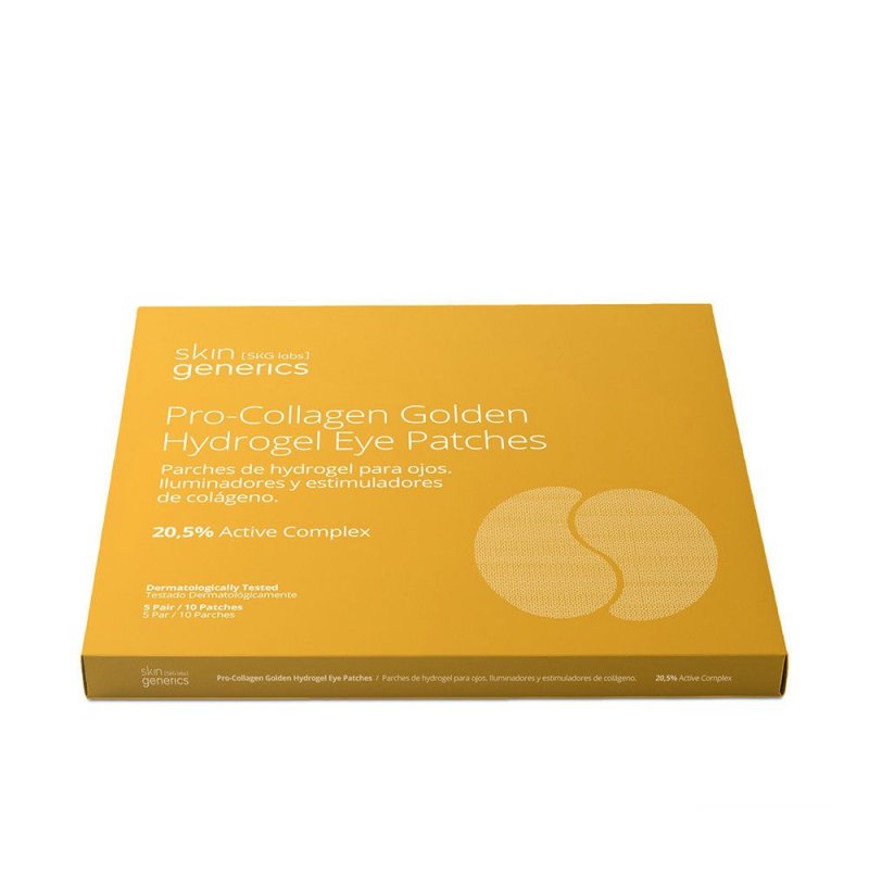 Pro-Collagen Golden parches de hydrogel para ojos 5 u