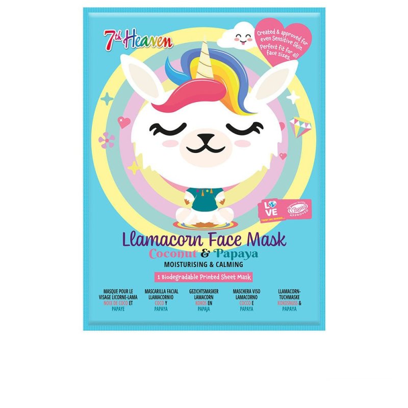 Llamacorn face mask 1 u