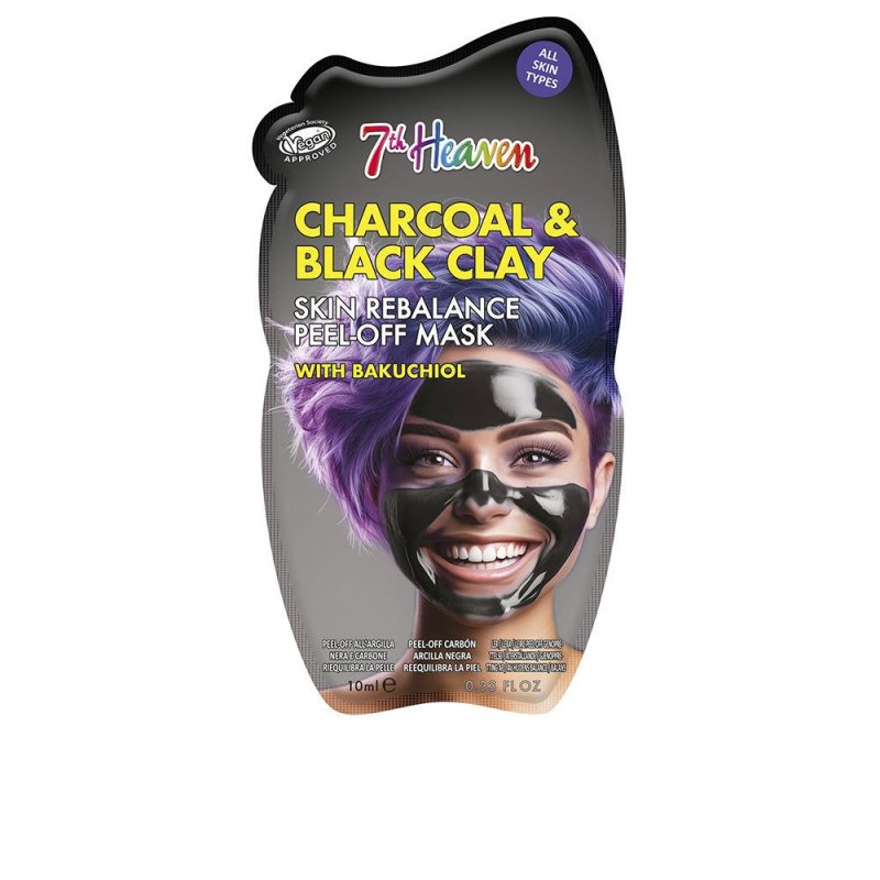 Peel-Off Charcoal & Black Clay carbón y arcilla negra 10 ml