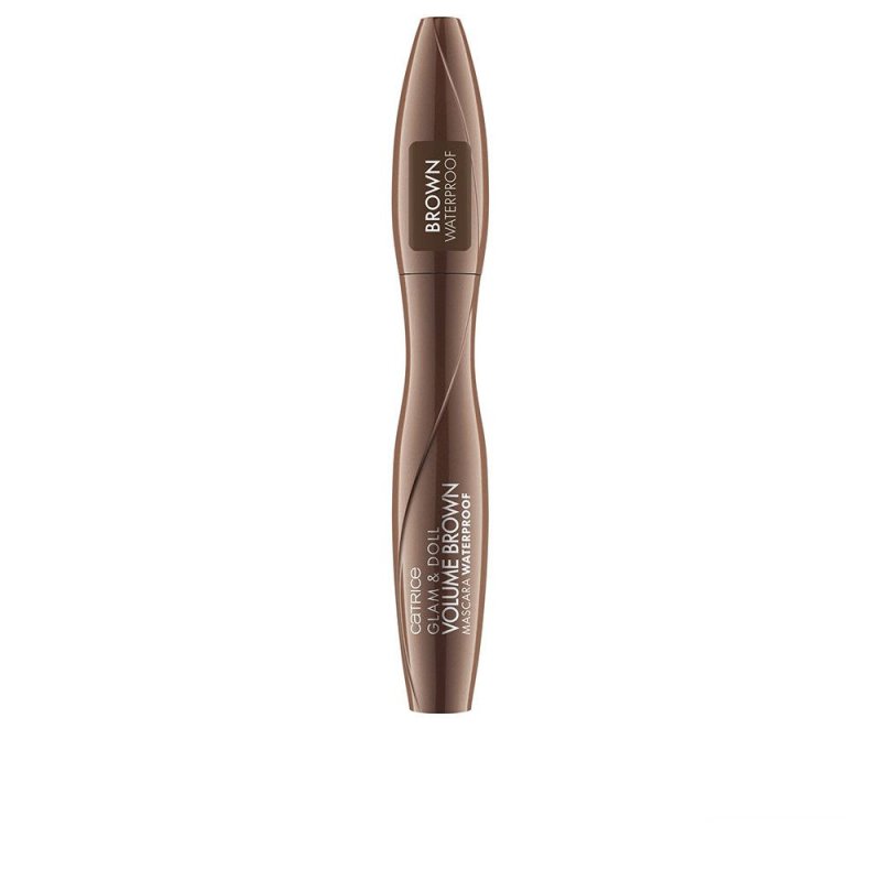 Glam&doll máscara de pestañas volumen waterproof brown 10 ml