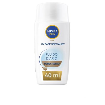 Sun Fluido Diario protección facial Spf50+ tono medio 40 ml