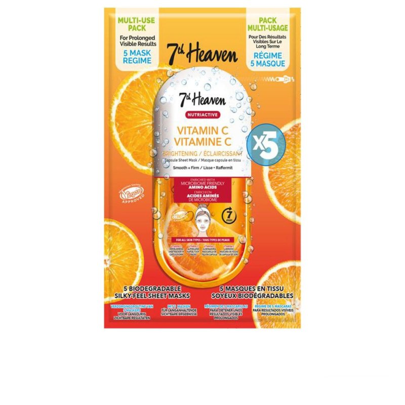 Vitamin C mascarillas 5 u