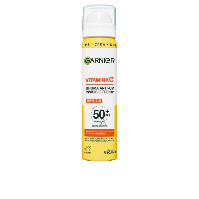 Vitamina C bruma anti-uv invisible Spf50+ previene manchas oscuras e ilumina 75 ml