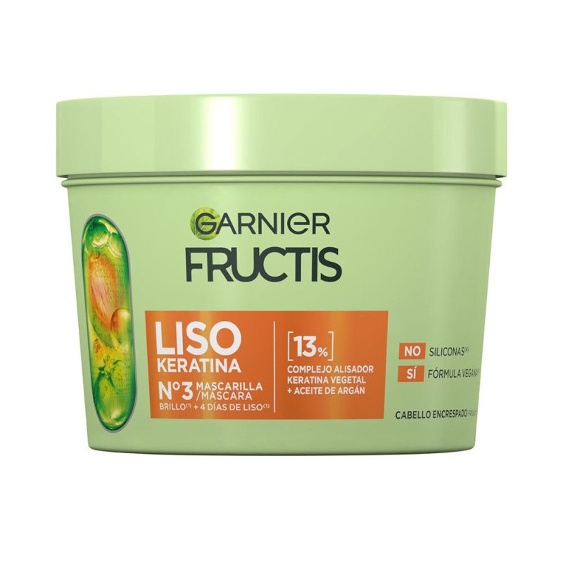 Fructis Liso Keratina Nº3 mascarilla liso 370 ml