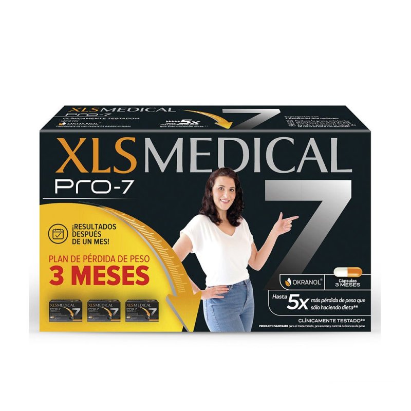 XLS Medical Pro-7 Captagrasas Pack 540 cápsulas