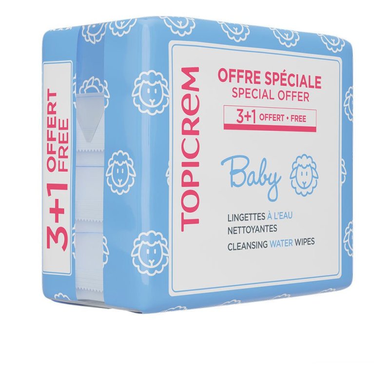 Baby Toallitas Limpiadores al Agua Pack 4 x 60 u