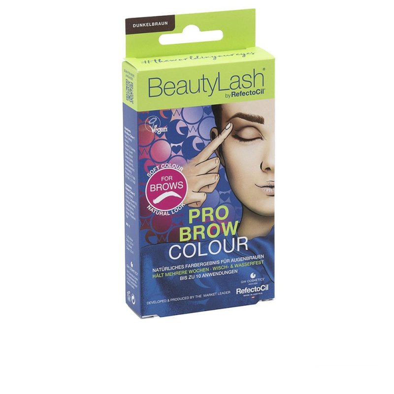 Beautylash Pro Brow Colour kit tinte cejas Castaño oscuro 1 u