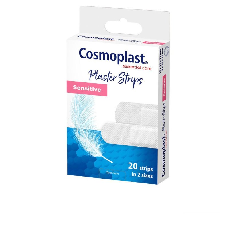 Cosmoplast apósitos sensitive quick-zip 20 u