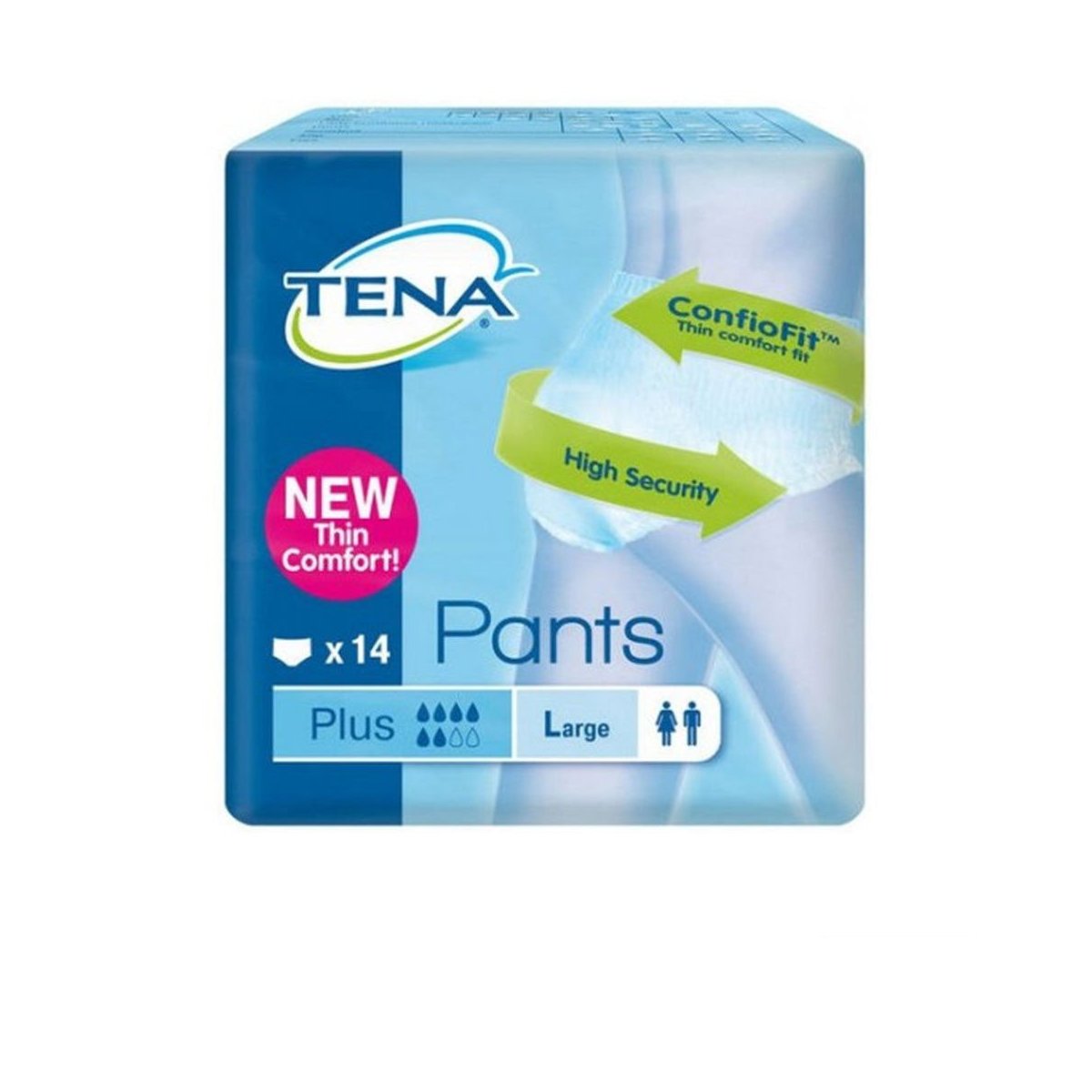 Pants Plus braguita incontinencia grande 14 u