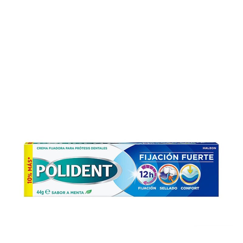Crema Fijadora prótesis dentales fijación fuerte sabor menta
