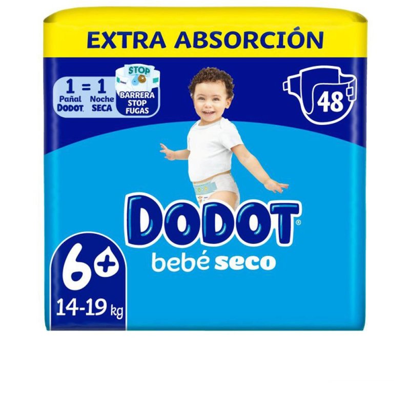 Dodot Etapas Extra talla 6 pañales 14-20 kg 48 u