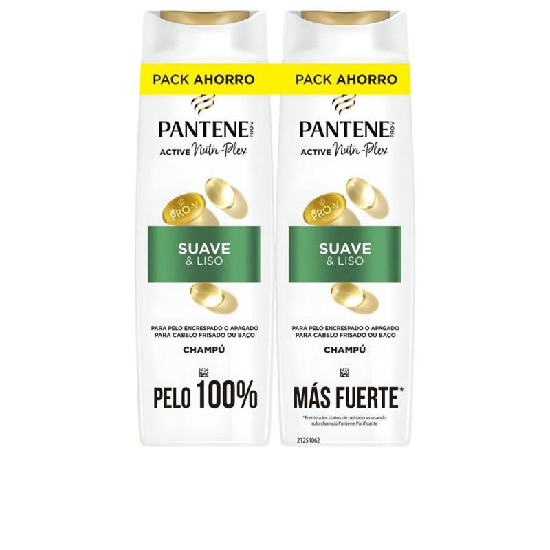 Pantene Suave Y Liso Champú Lote 2 x 325 ml