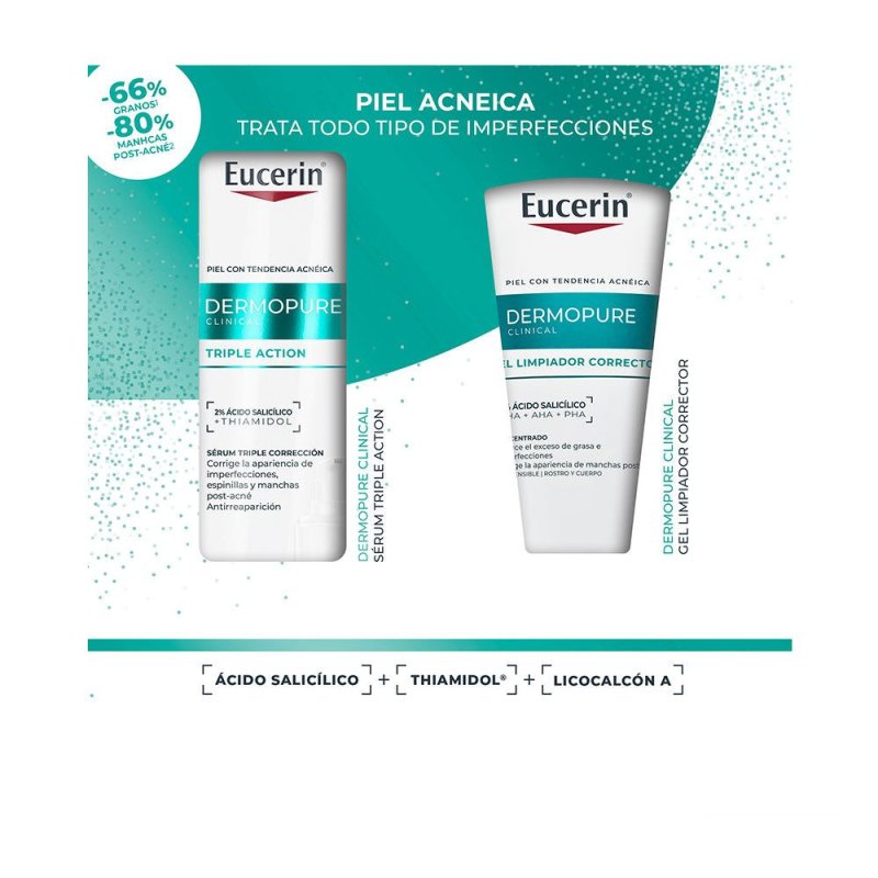 Dermopure Clinical Triple Action Estuche 2 pz