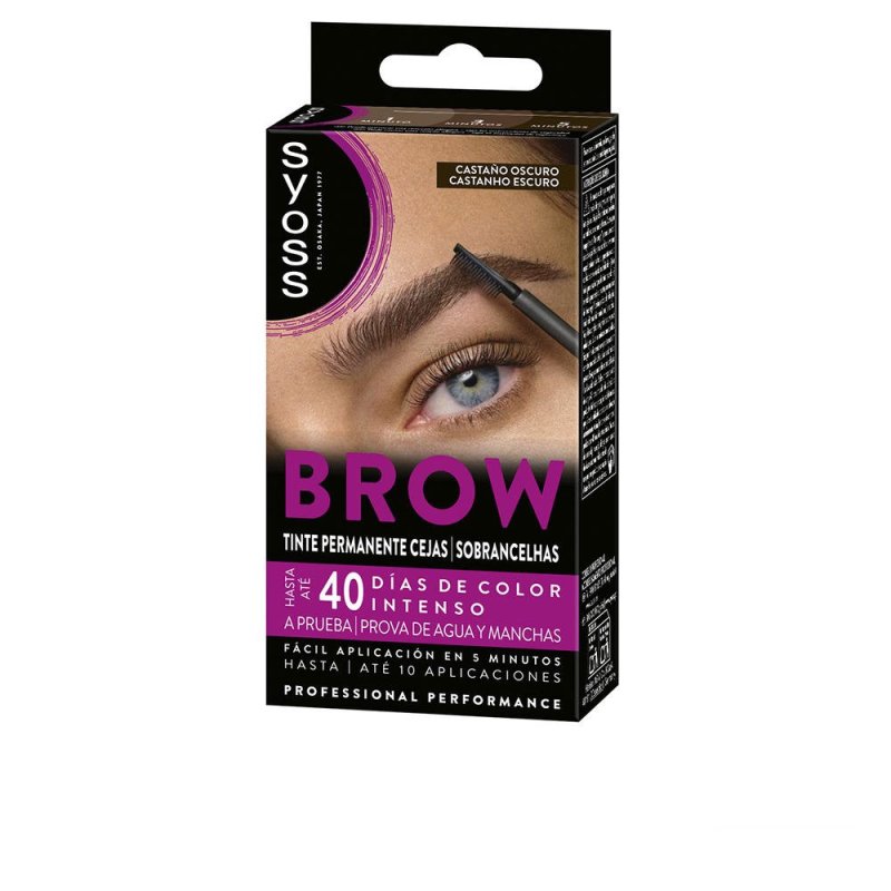 Brow Tint permanente cejas Castaño Oscuro 1 u