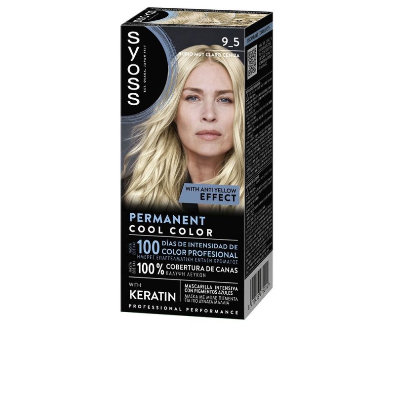 Permanent Cool Color 9.5-Rub Muy Claro Ceniza 1 u
