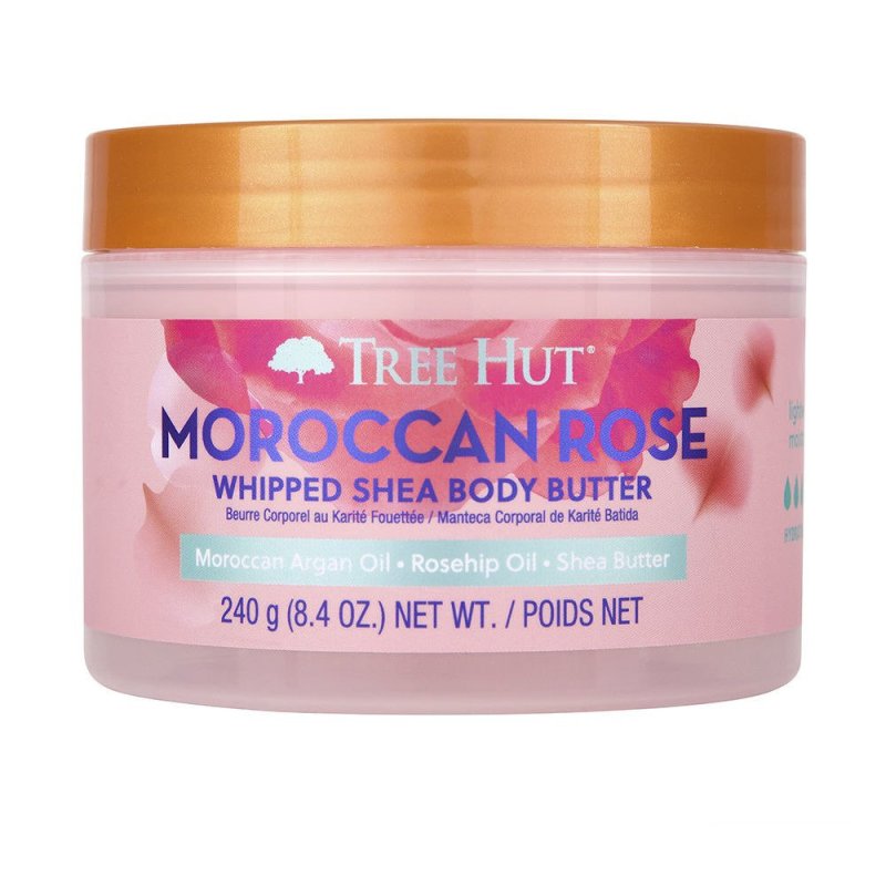 Manteca Souflé corporal rosa de marruecos 240 gr