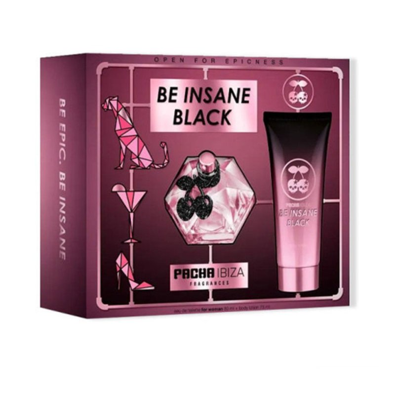 Pacha Be Insane Black Woman Estuche 2 pz