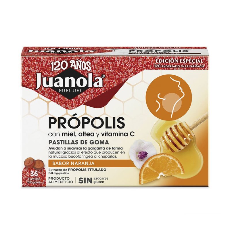 Própolis Naranja gummies 36 u